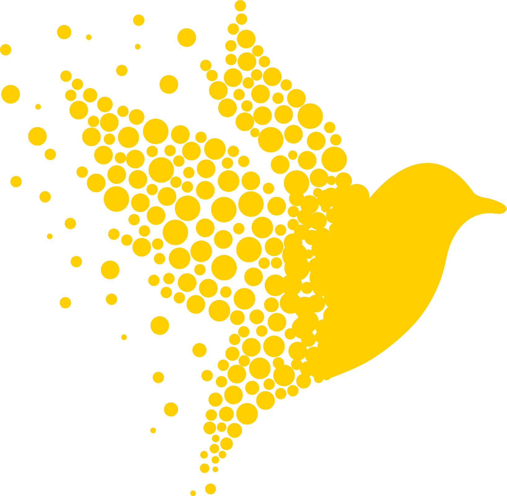 M-Bird events vogel acts en fun geel RGB